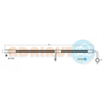 ADRIAUTO 46.1252 - Flexible de frein arrière gauche