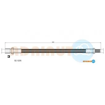 ADRIAUTO 52.1235 - Flexible de frein
