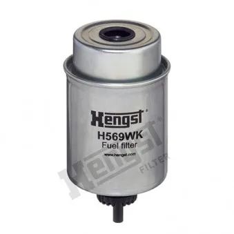 Filtre à carburant HENGST FILTER H569WK pour JOHN DEERE Series 6010 6310, 6310SE, 6410 SE - 100cv