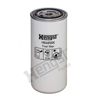 Filtre à carburant HENGST FILTER H648WK pour CLAAS AXION 950 - 405cv