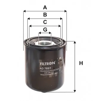 Dessicateur, système d'air comprimé FILTRON AD 785/1