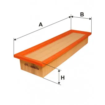 Filtre, air de l'habitacle FILTRON OEM H816810140070