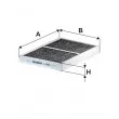Filtre, air de l'habitacle FILTRON [K 1395A]