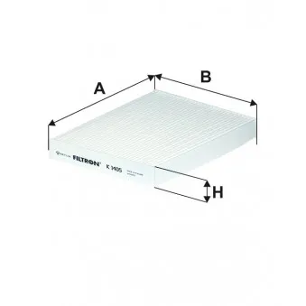 Filtre, air de l'habitacle FILTRON OEM 97133B2000