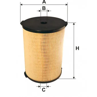 Filtre à huile FILTRON OE 679 pour MERCEDES-BENZ ACTROS 2031 S - 313cv