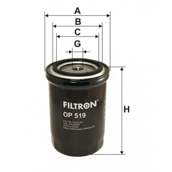 Filtre à huile FILTRON OEM 15090