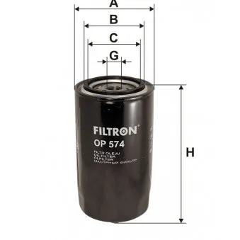 Filtre à huile FILTRON OEM 13281621