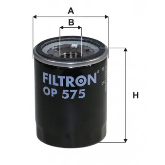 Filtre à huile FILTRON OP 575