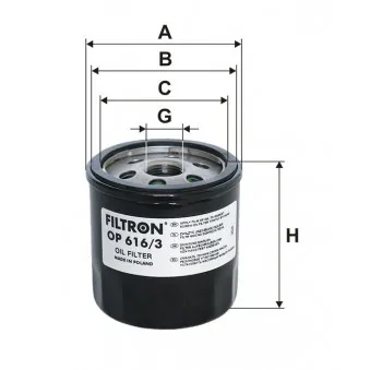 Filtre à huile FILTRON OEM 04e115561b