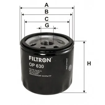 Filtre à huile FILTRON OEM ADG02102