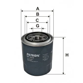 Filtre à huile FILTRON OEM 0k55114302
