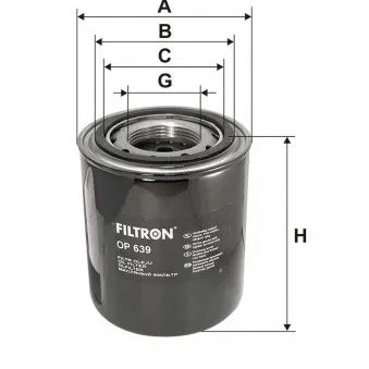 FILTRON OP 639 - Filtre à huile