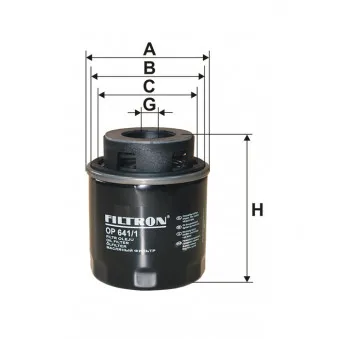 Filtre à huile FILTRON OEM 180039810