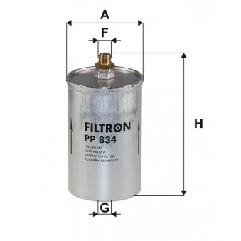 Filtre à carburant FILTRON OEM a0024774401