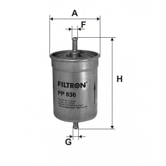 Filtre à carburant FILTRON PP 836