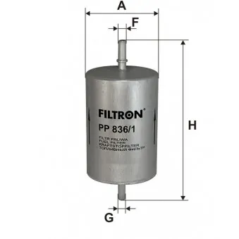 Filtre à carburant FILTRON PP 836/1