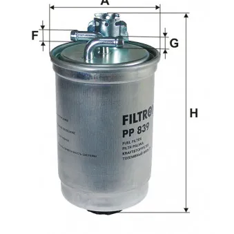 Filtre à carburant FILTRON PP 839