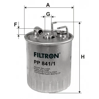 Filtre à carburant FILTRON PP 841/1
