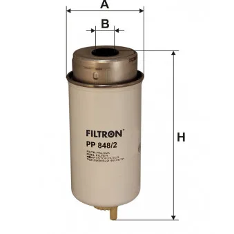 Filtre à carburant FILTRON PP 848/2
