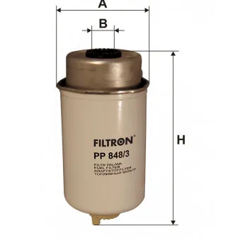Filtre à carburant FILTRON PP 848/3