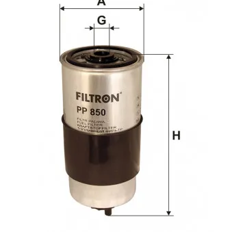 Filtre à carburant FILTRON OEM HDF496