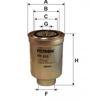 Filtre à carburant FILTRON OEM 42072AG060