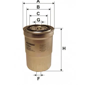Filtre à carburant FILTRON PP 856/1 pour MITSUBISHI Canter (FB7, FB8, FE7, FE8) 3C11 - 110cv