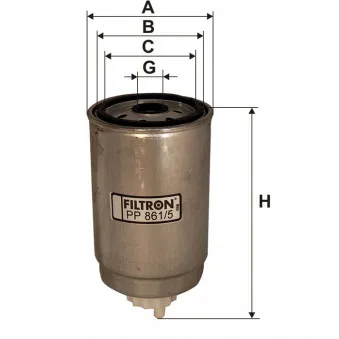 Filtre à carburant FILTRON OEM 30-0L-L08