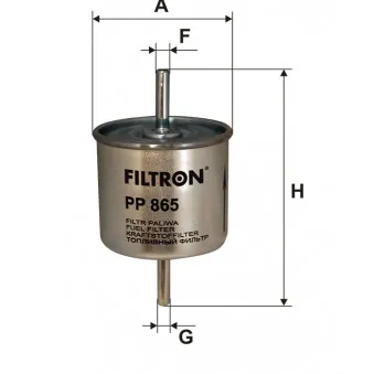Filtre à carburant FILTRON PP 865