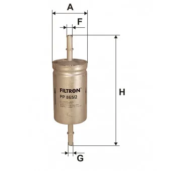 Filtre à carburant FILTRON PP 865/2
