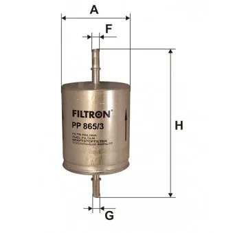 Filtre à carburant FILTRON PP 865/3