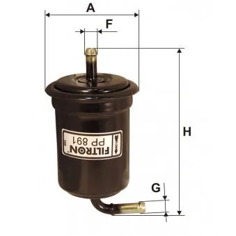 FILTRON PP 891 - Filtre à carburant