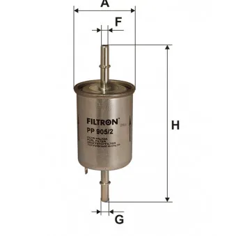 Filtre à carburant FILTRON PP 905/2