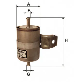 Filtre à carburant FILTRON PP 945