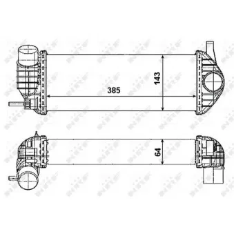 NRF 30467 - Intercooler, échangeur