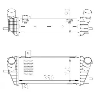 NRF 309070 - Intercooler, échangeur