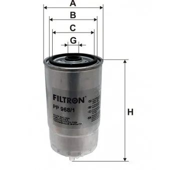 FILTRON PP 968/1 - Filtre à carburant