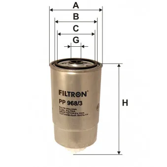 FILTRON PP 968/3 - Filtre à carburant