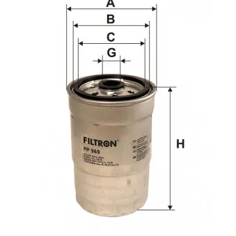 Filtre à carburant FILTRON PP 969