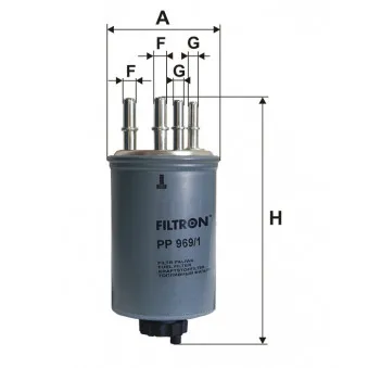Filtre à carburant FILTRON OEM V48-0020