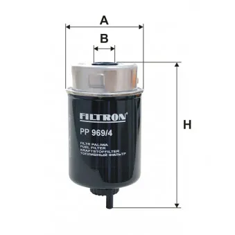 Filtre à carburant FILTRON OEM DP1110.13.0267