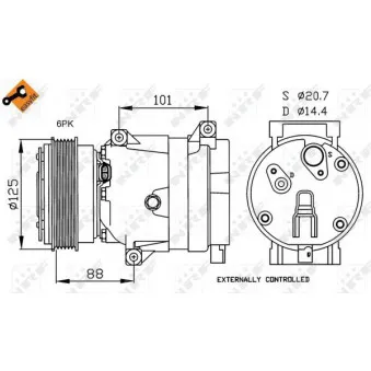 NRF 32231 - Compresseur, climatisation