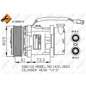 NRF 32275G - Compresseur, climatisation