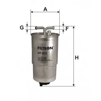 Filtre à carburant FILTRON OEM 16901S6FE01