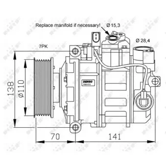 NRF 32613G - Compresseur, climatisation