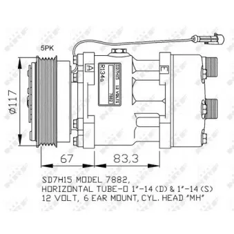 NRF 32779G - Compresseur, climatisation