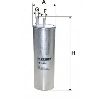 Filtre à carburant FILTRON [PP 985/1]