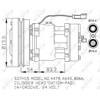 NRF 32879 - Compresseur, climatisation