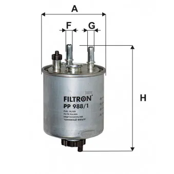 Filtre à carburant FILTRON OEM 7701478277
