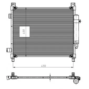 NRF 350420 - Condenseur, climatisation